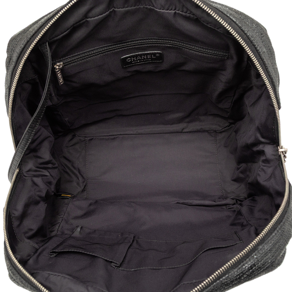 Pre-Loved Chanel Quilted Coated Canvas Paris Biarritz Bowler Bag - Picture 4 of 7